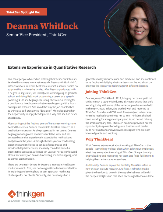 ThinkGen Spotlight On: Deanna Whitlock