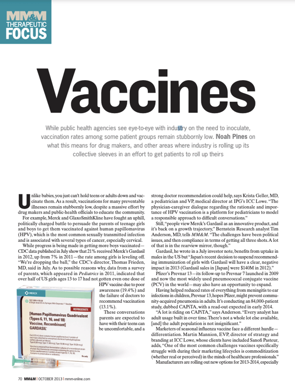 MM&M: Vaccines